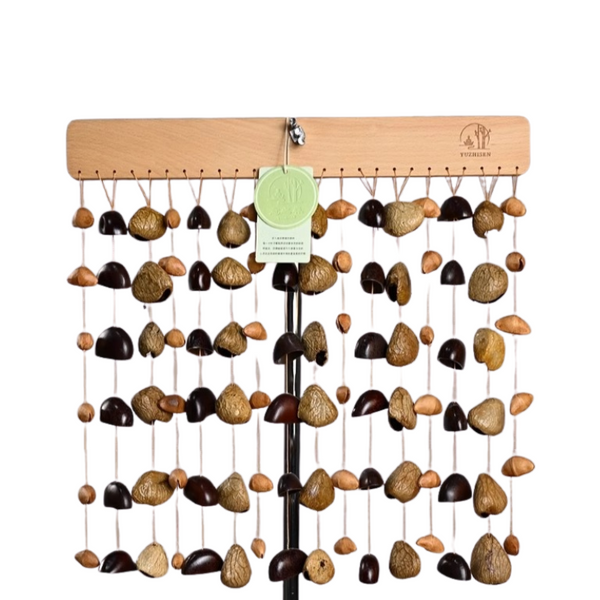 Handmade Triple Seed Hanging Rattle Chime